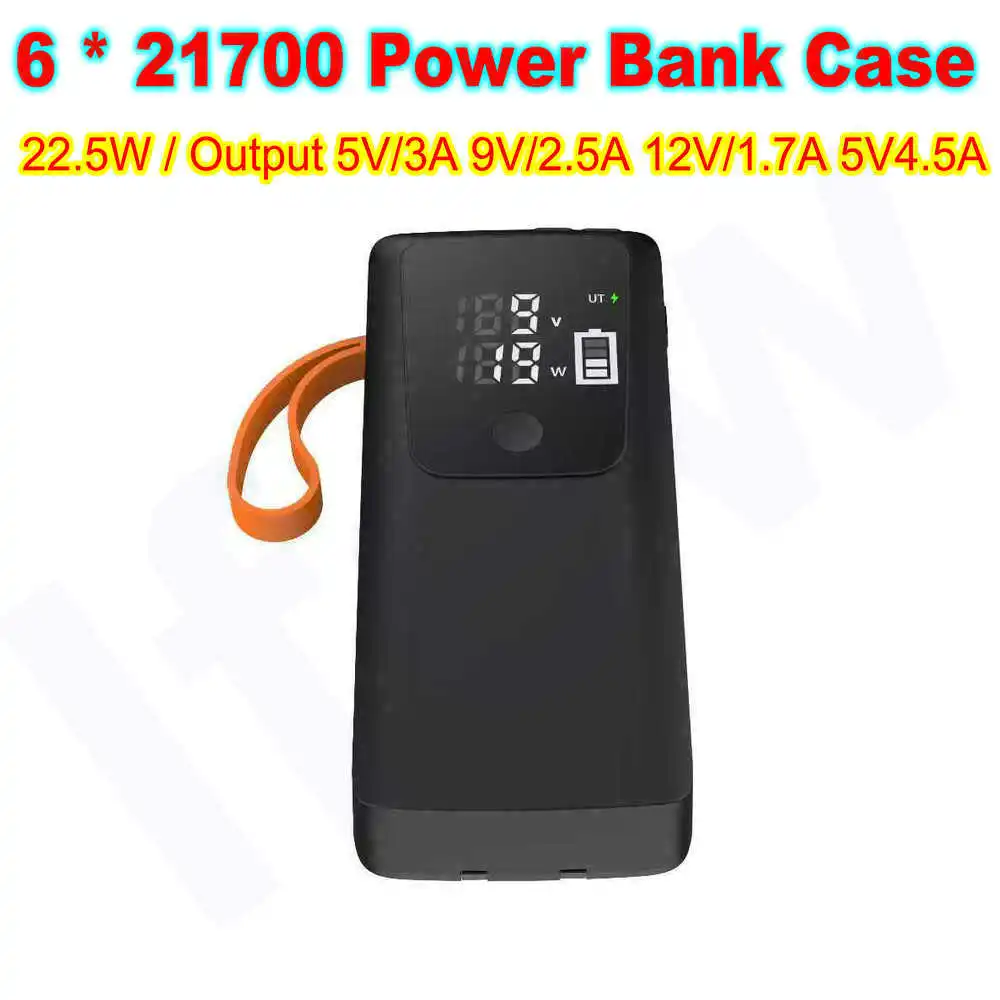 Battery Case Storage - 21700 Battery Case Power Bank Housing