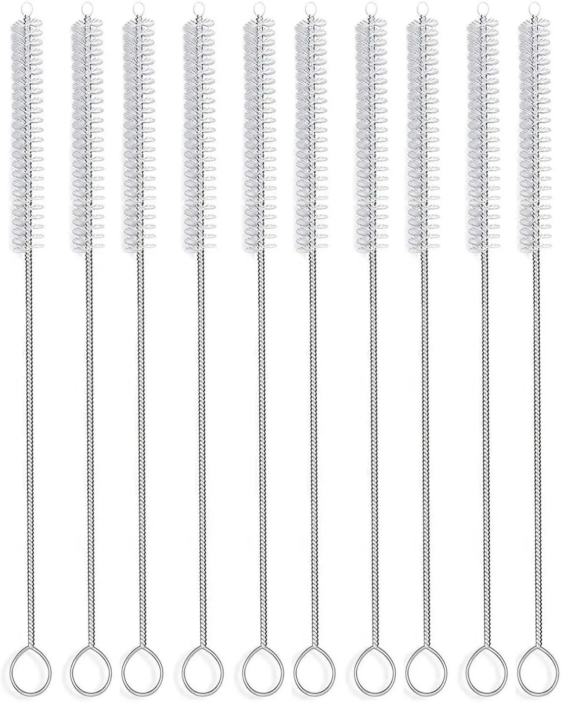 Weed Vaping Accessories - 10Pcs/Set Stainless Steel Long Bottle Cleaning