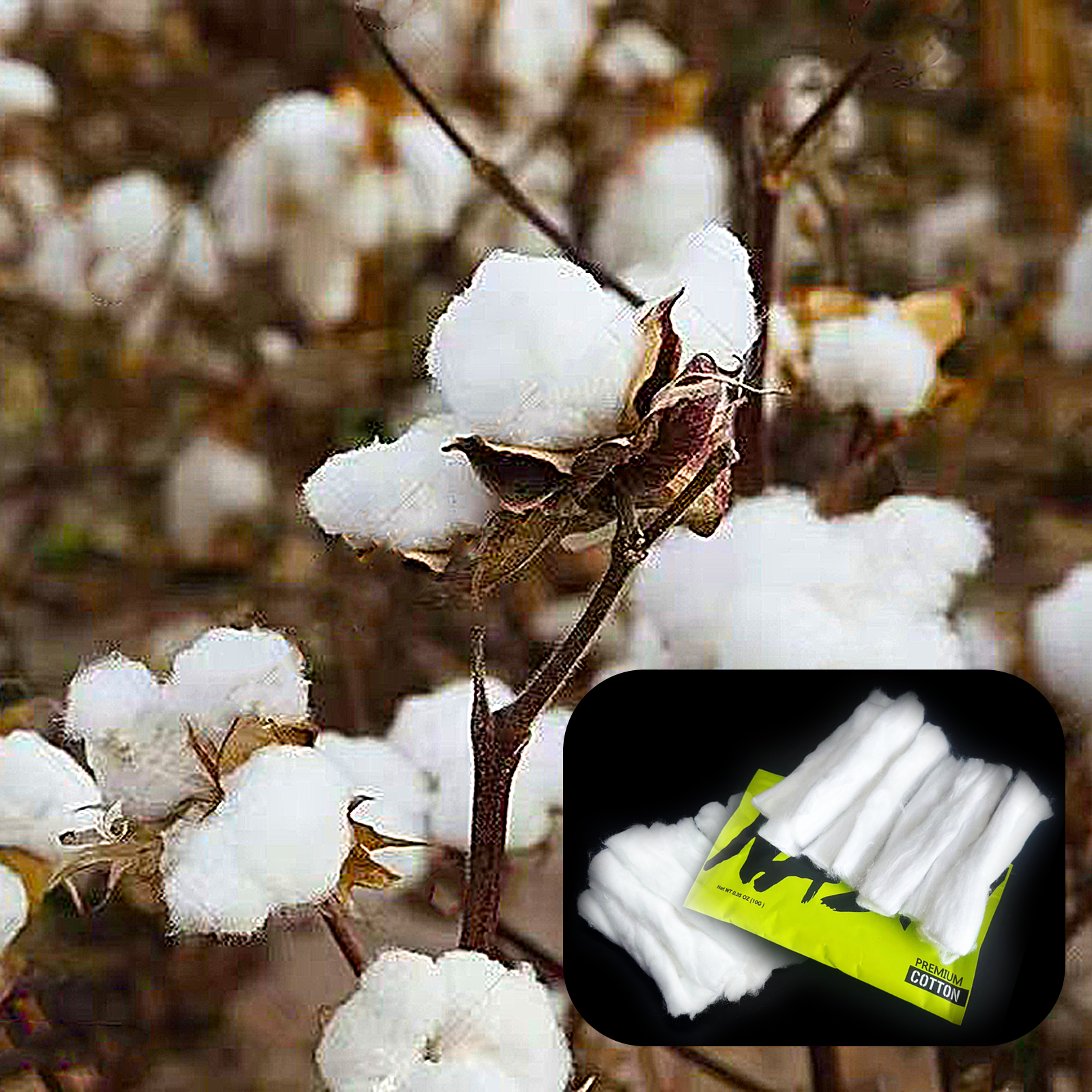 Cotton Wick Organic - 10/5/3Packs Home DIY Natural Cotton Spiral