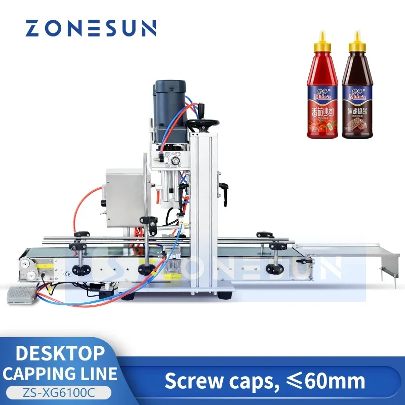 Juice Bottle Dropper - ZONESUN Bottle Capping Machine Srew Top