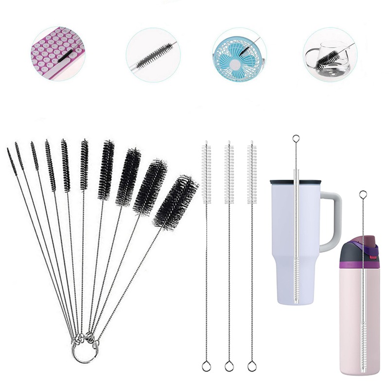 Weed Vaping Accessories - Drinking Straw Cleaning Brush Kit Reusable
