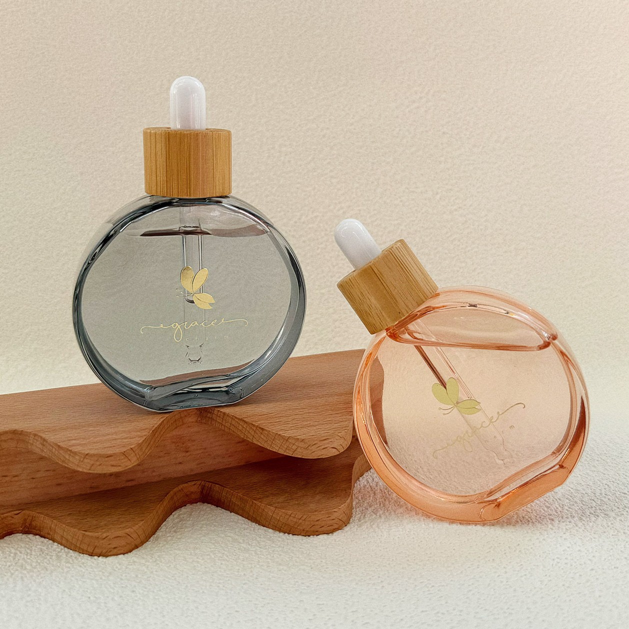 Juice Bottle Dropper - 70ml Glass Dropper Bottle with Bamboo