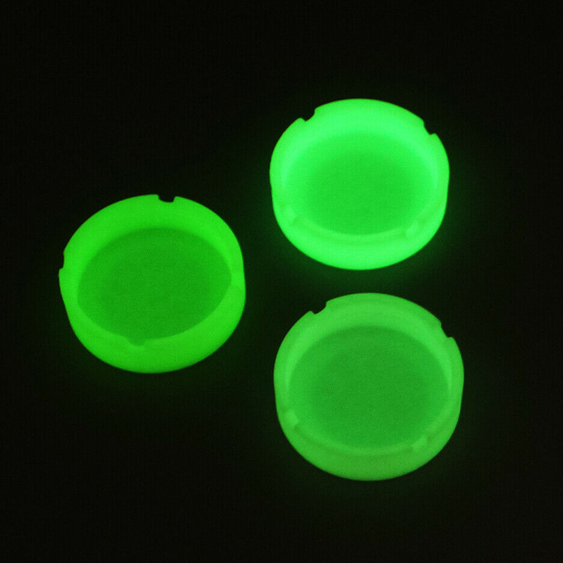 Weed Vaping Accessories - Creative Round Luminous Luminous Silicone Soft