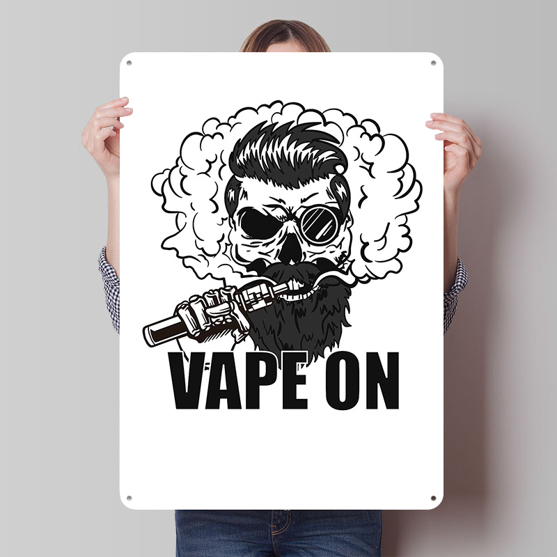 Vape Accessory - Cool Vape Electronic Tinplate Posters Customizable