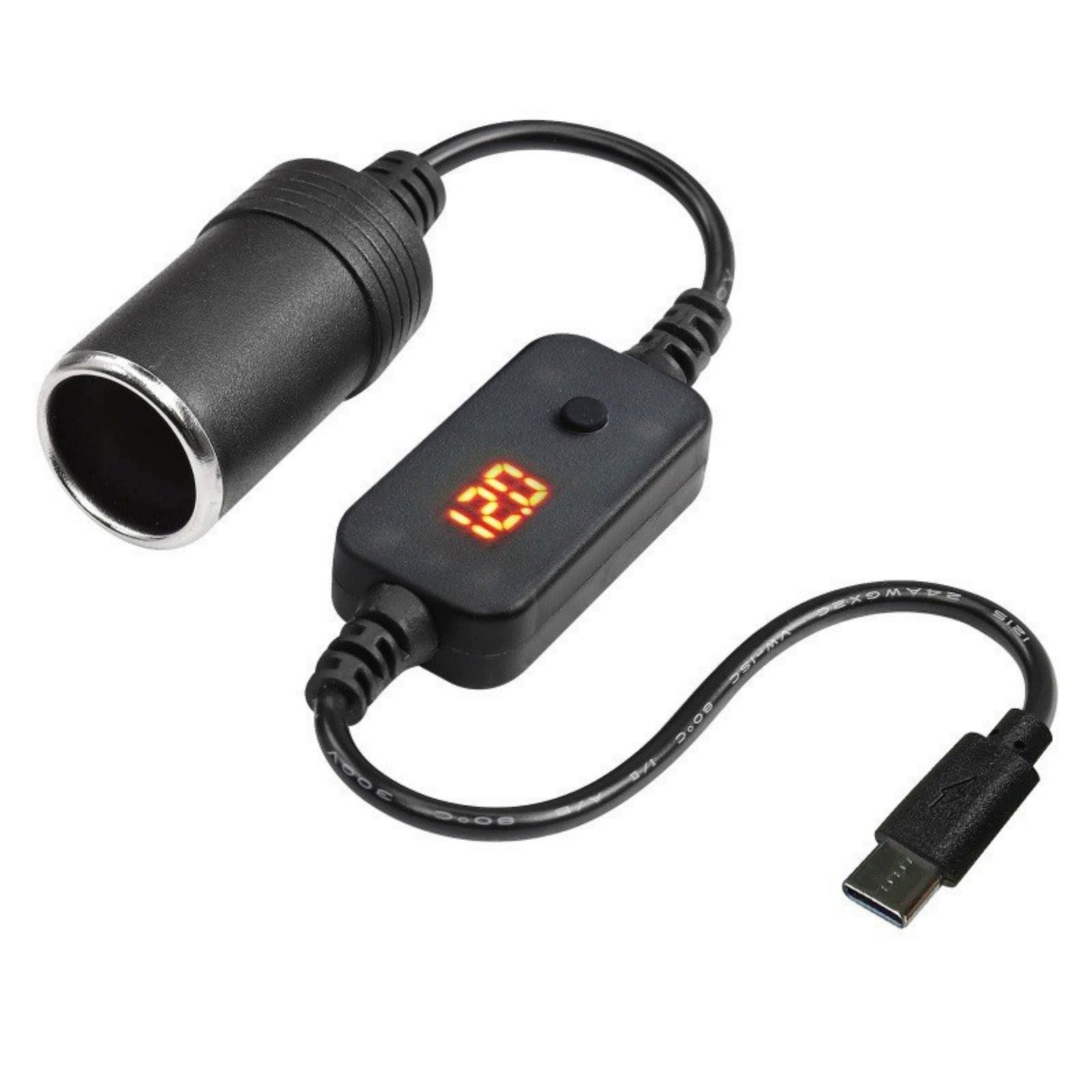 Accessories Experts Vape - 1Pc USB-C to 12V Car Cigarette