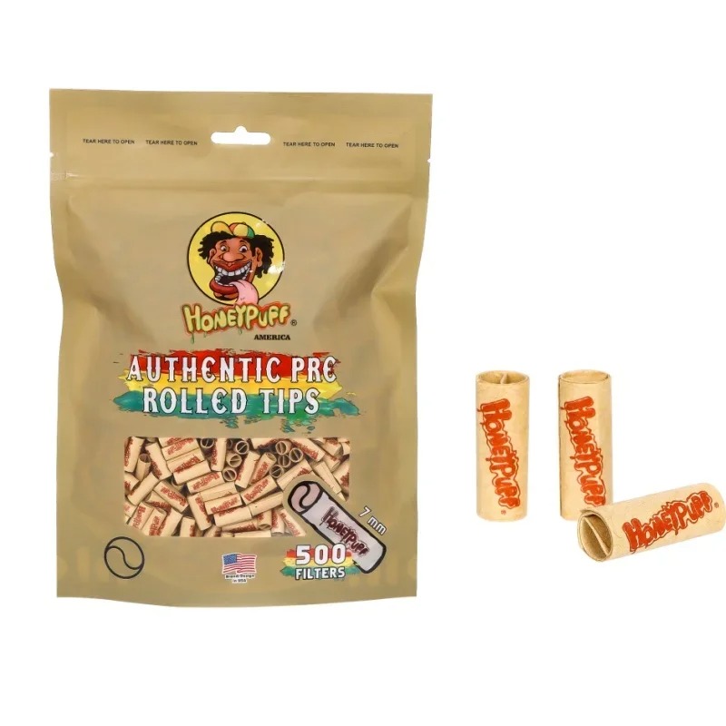 Smoking & Vaping Accessories - 500Pcs/Lot Natural Unrefined Pre-rolled Cigar Tips