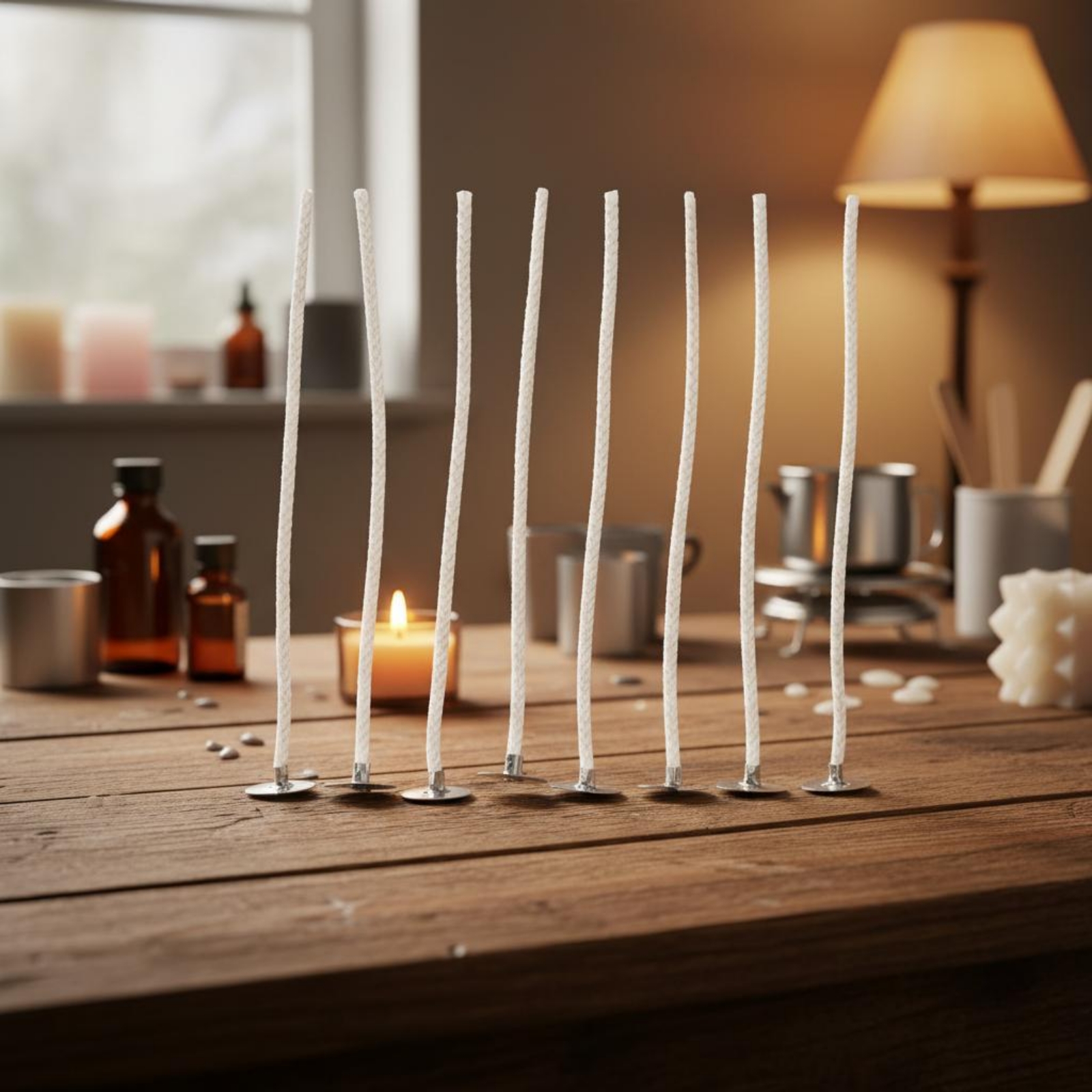 Candle Wick Smokeless Pre-Waxe - Cotton Wick Organic review and price