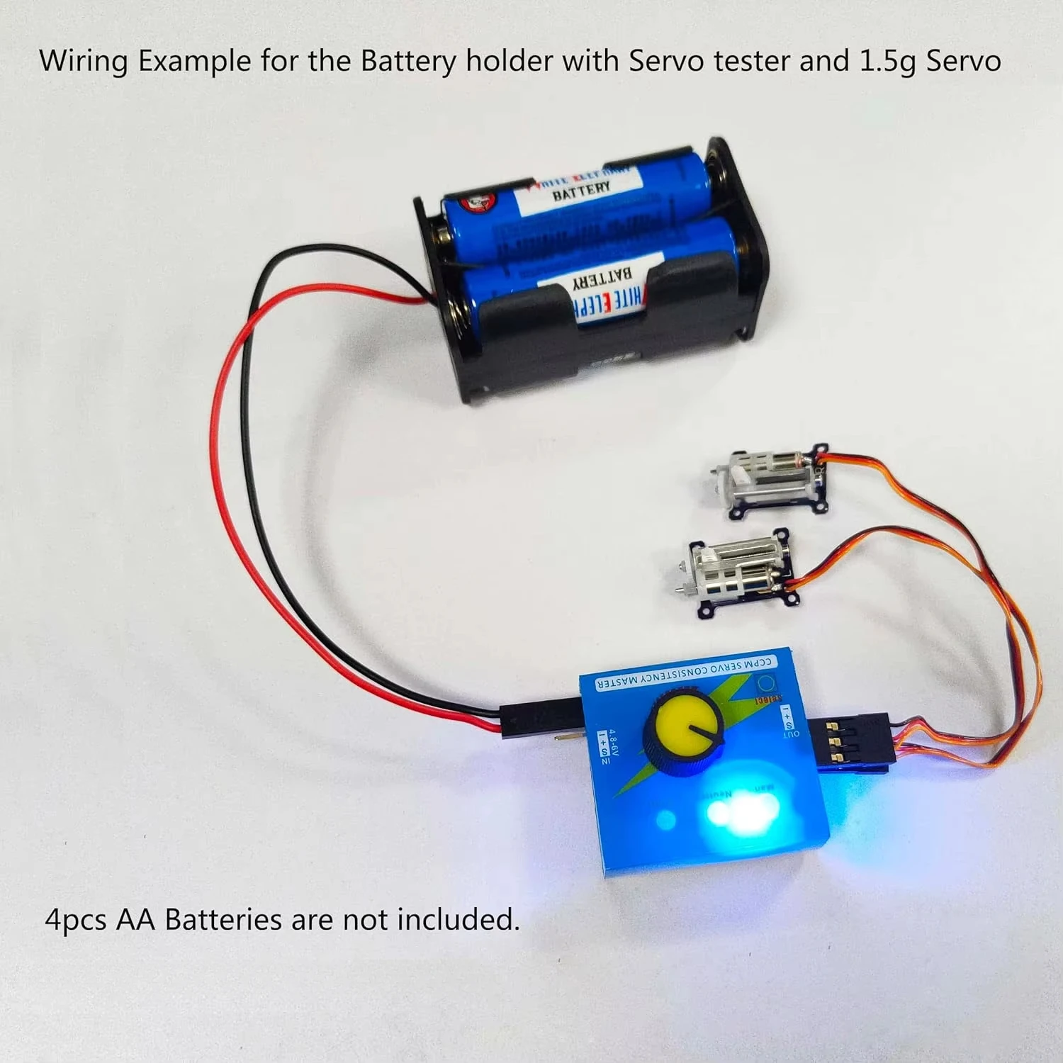 Servo Tester 3CH Digital ESC S - Battery Case Storage review and price