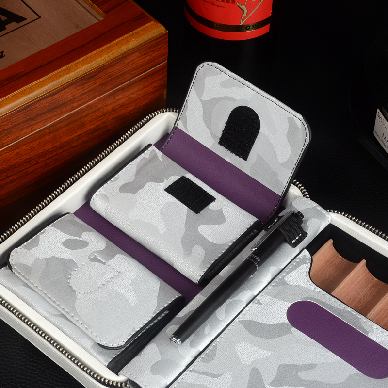Leather Travel Cigar Case Hold - Vape Ring review and price