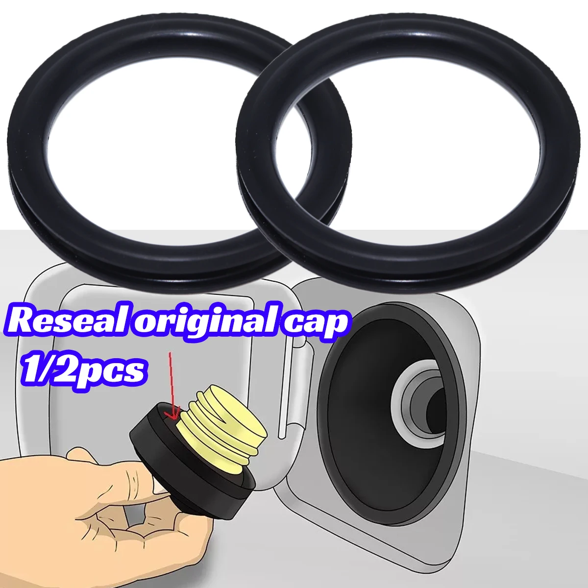 1/2pcs Tank Cap Seal for Audi  - Tank O-Ring Seal review and price