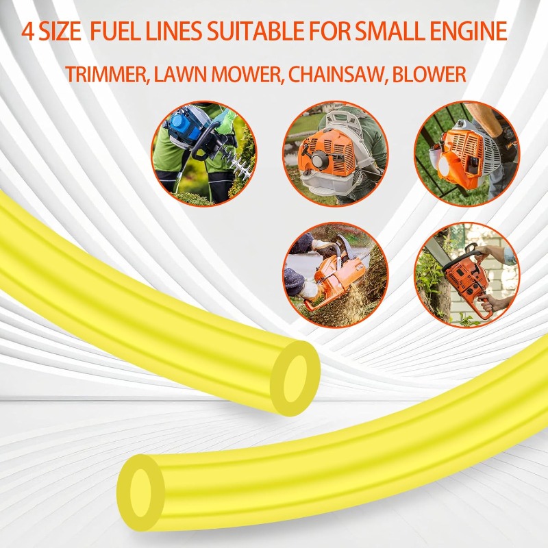 Yellow Fuel Line Hose Set 2x3. - Weed Vaping Accessories review and price