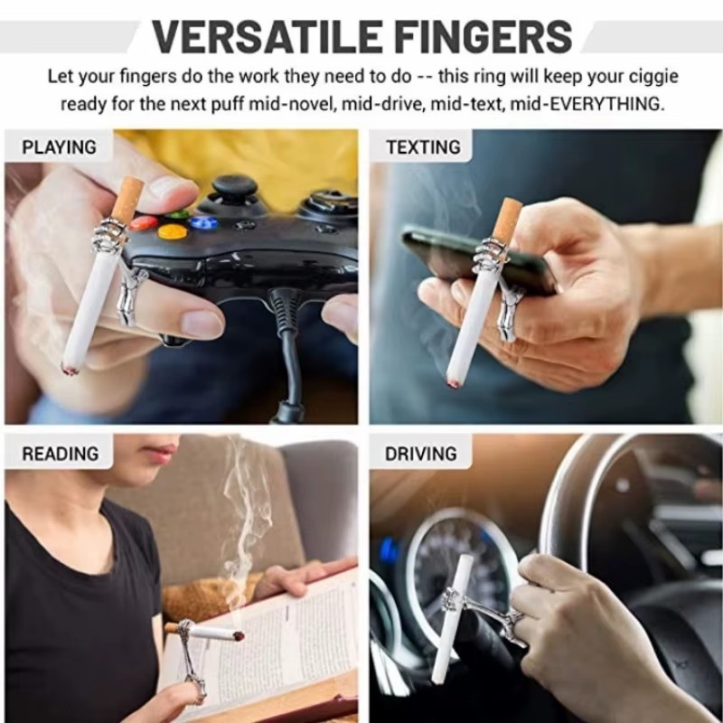 Funny Cigarette Hand Holder Sm - Vape Ring review and price