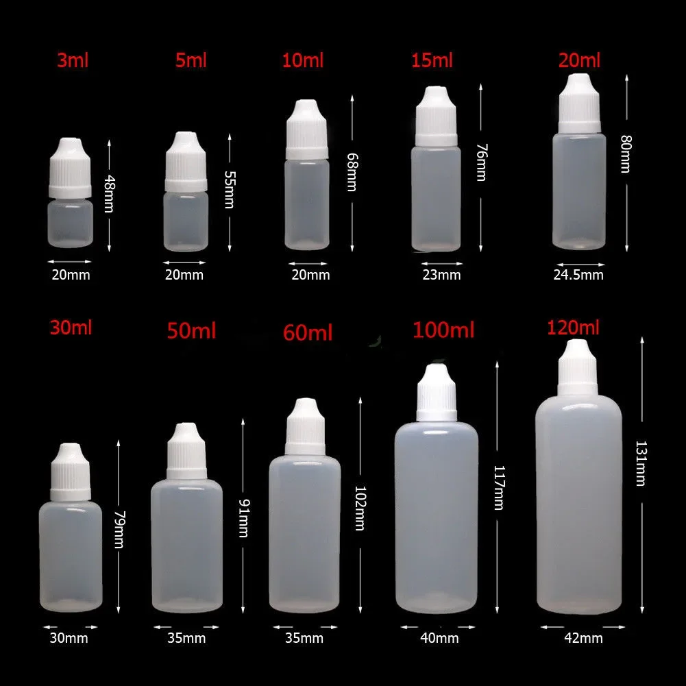 5pcs 3/5/10/15/20/30/50/60/100 - Juice Bottle Dropper review and price