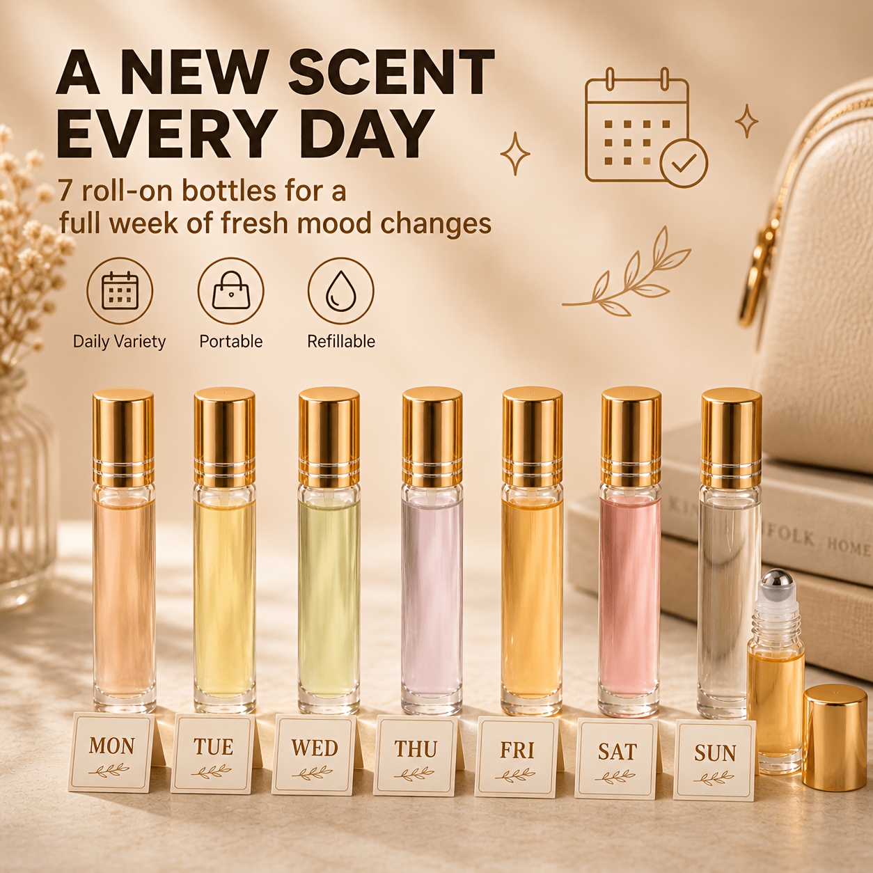 7/14pcs Glass Roll on Bottle 1 - Juice Bottle Dropper review and price