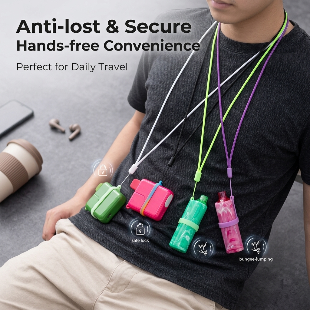 Multi-Color E-cigarette Lanyar - Vape Band Silicone review and price