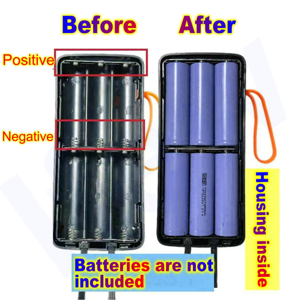 21700 Battery Power Bank Housi - Battery Case Storage review and price