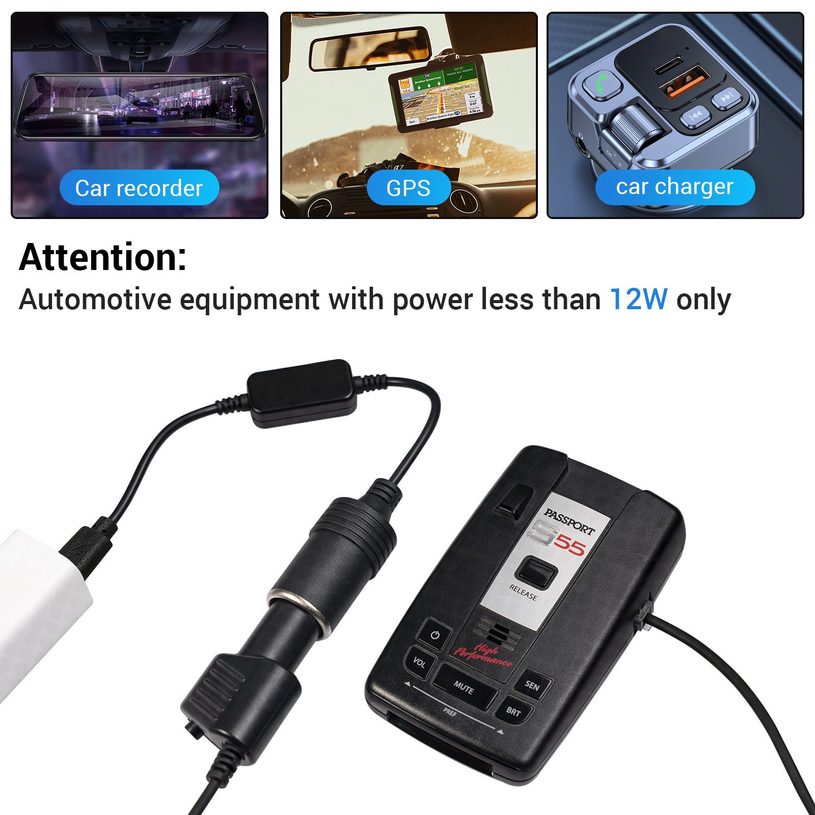 1pc 5V 2A USB To 12V Cigarette - Accessories Experts Vape review and price