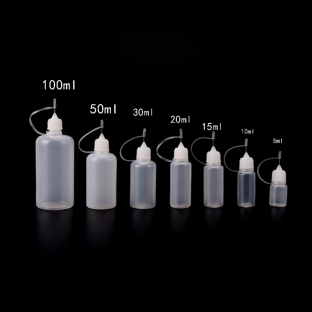 New 5/10/15/20/30/50/100ml PE  - Juice Bottle Dropper review and price