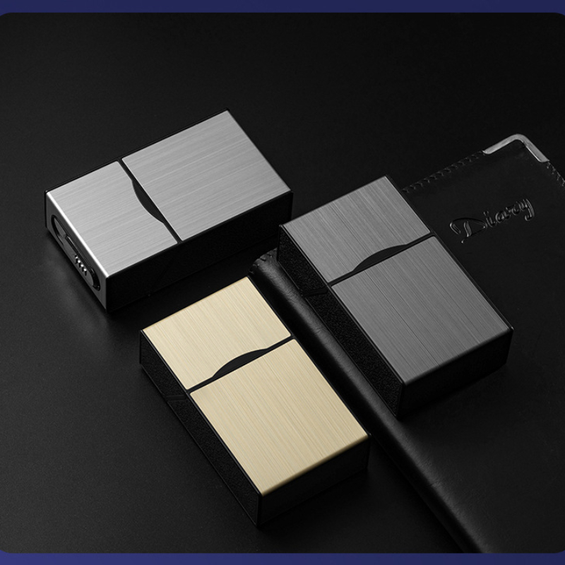 2 In 1 20 Cigarette Case Light - Accessories Experts Vape review and price