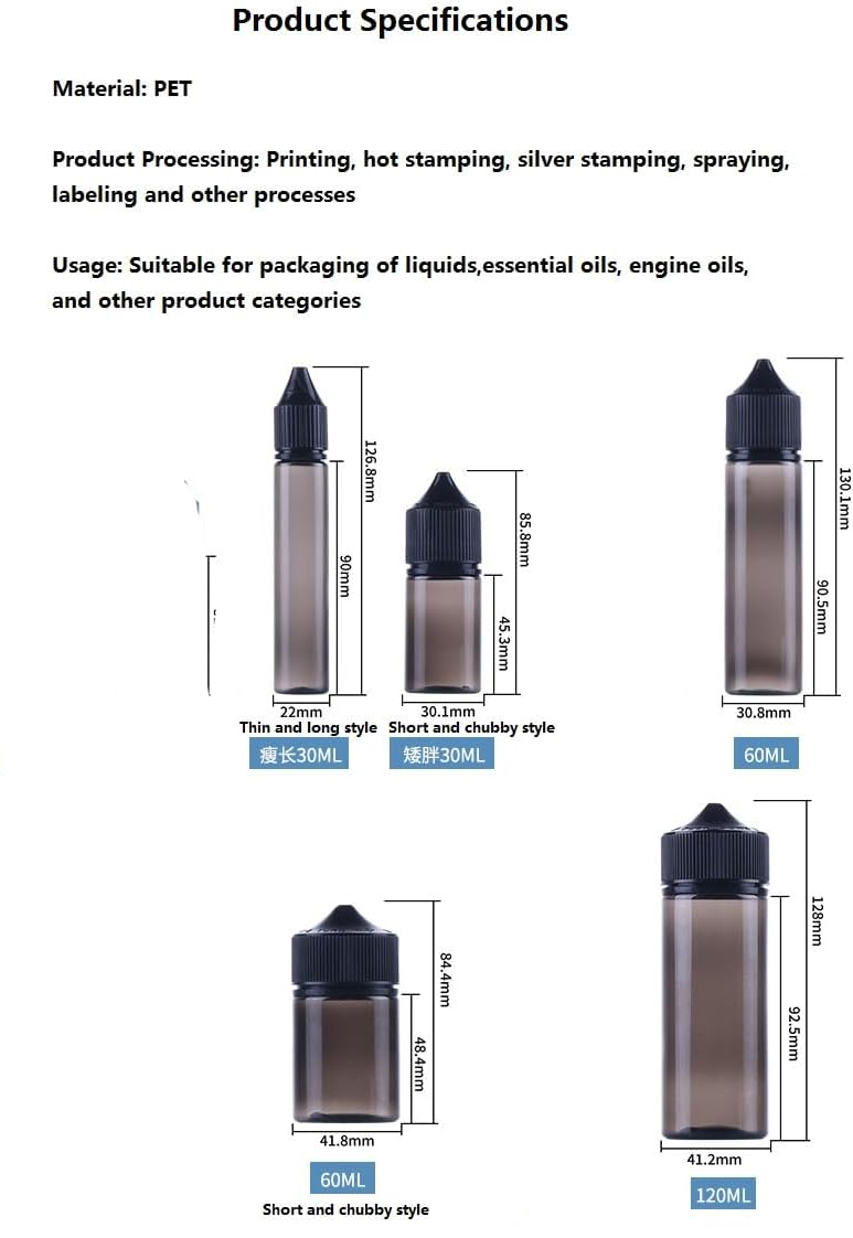 20 Pcs30-120ml PET Empty Bottl - Juice Bottle Dropper review and price