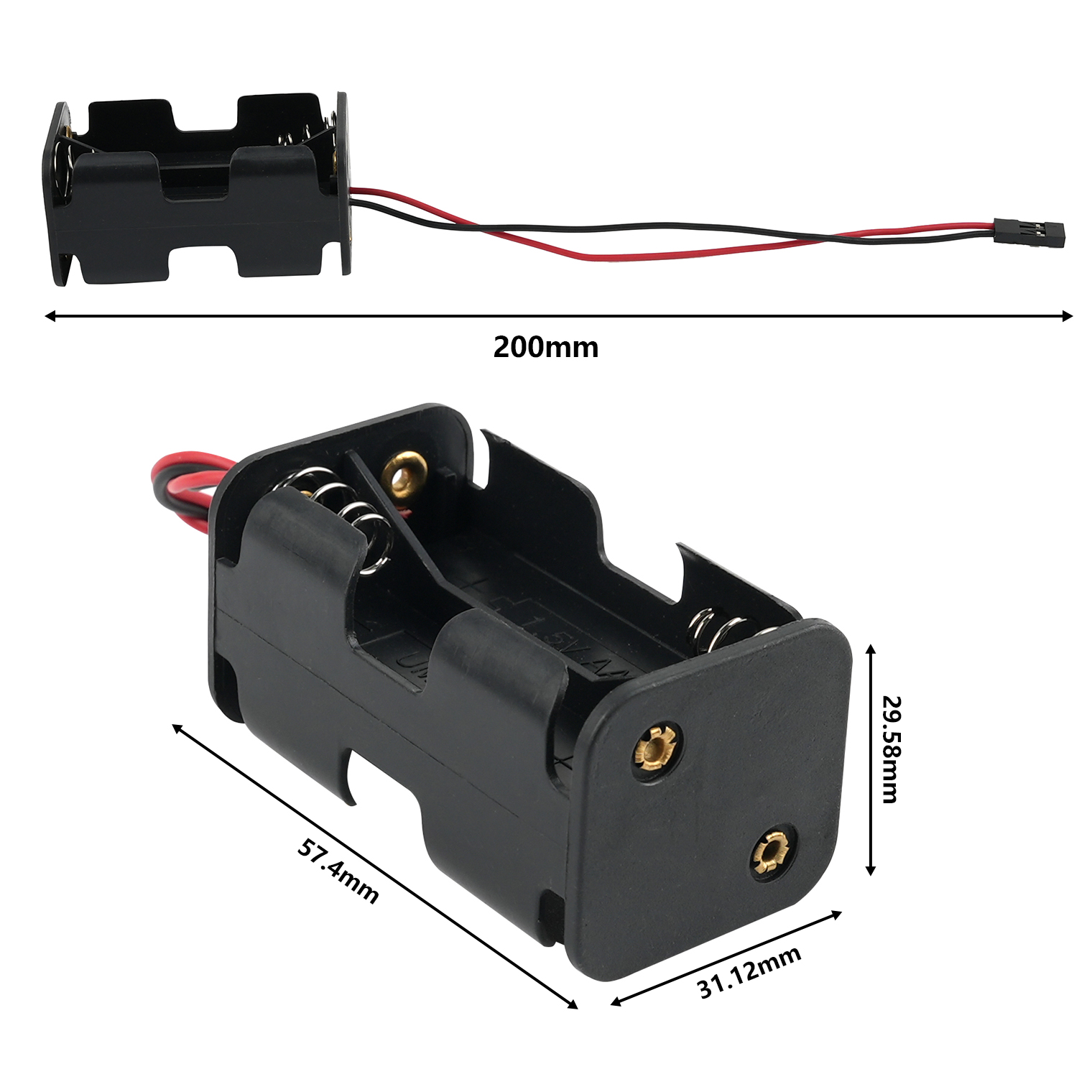 RCmall 3CH ESC Servo Tester G. - Battery Case Storage review and price