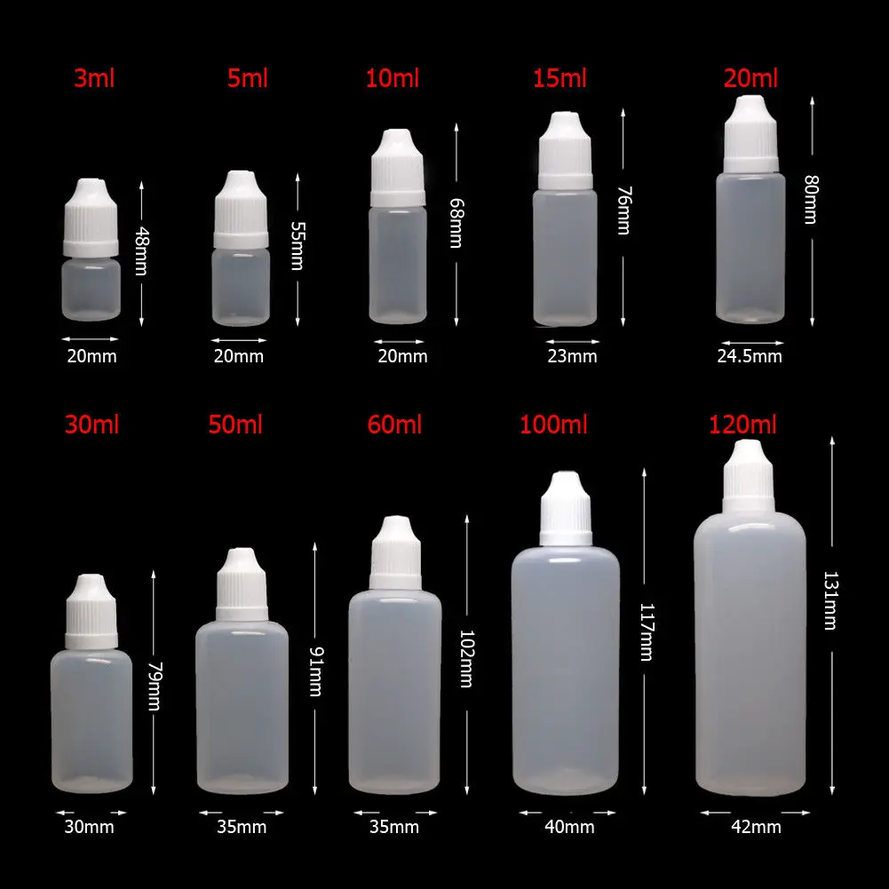 100pcs 3/5/10/15/20/30/50/100/ - Juice Bottle Dropper review and price