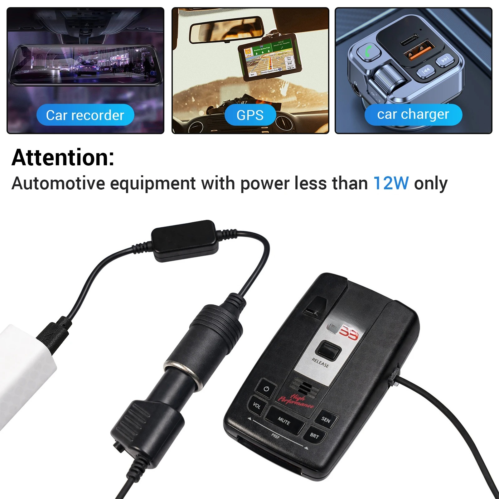 1pc 5V 2A USB To 12V Cigarette - Accessories Experts Vape review and price