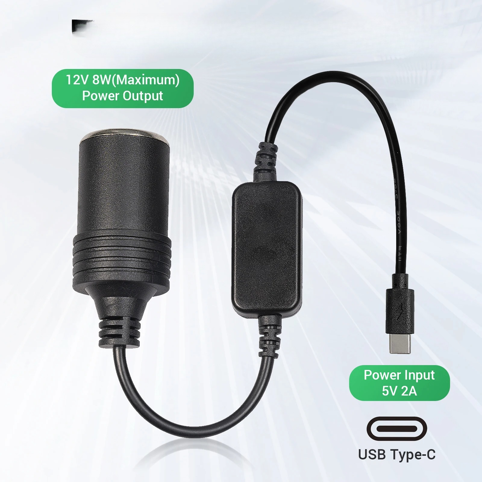1pc 5V 2A USB To 12V Cigarette - Accessories Experts Vape review and price