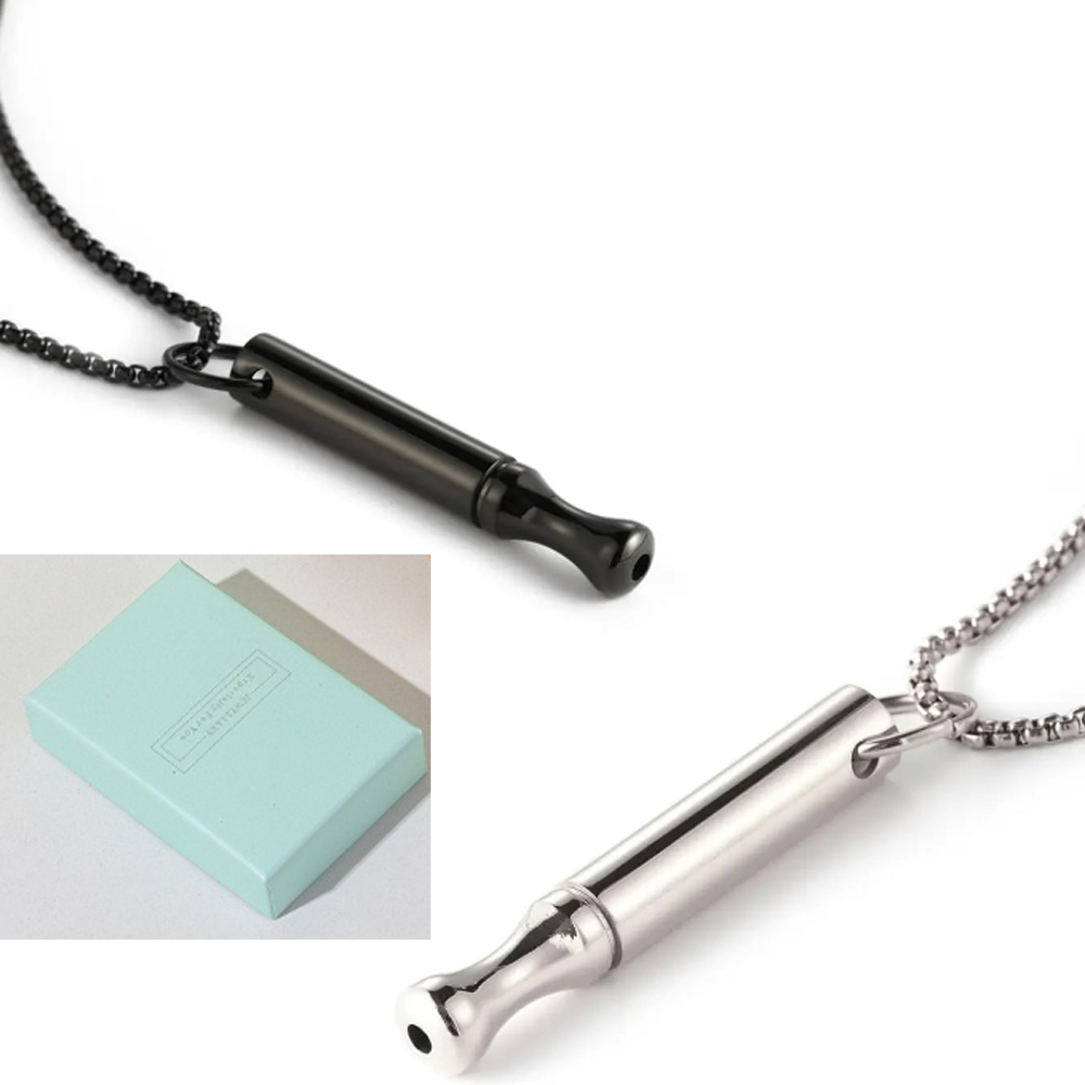 Titanium Steel Breathing Neckl - Vape Accessory review and price