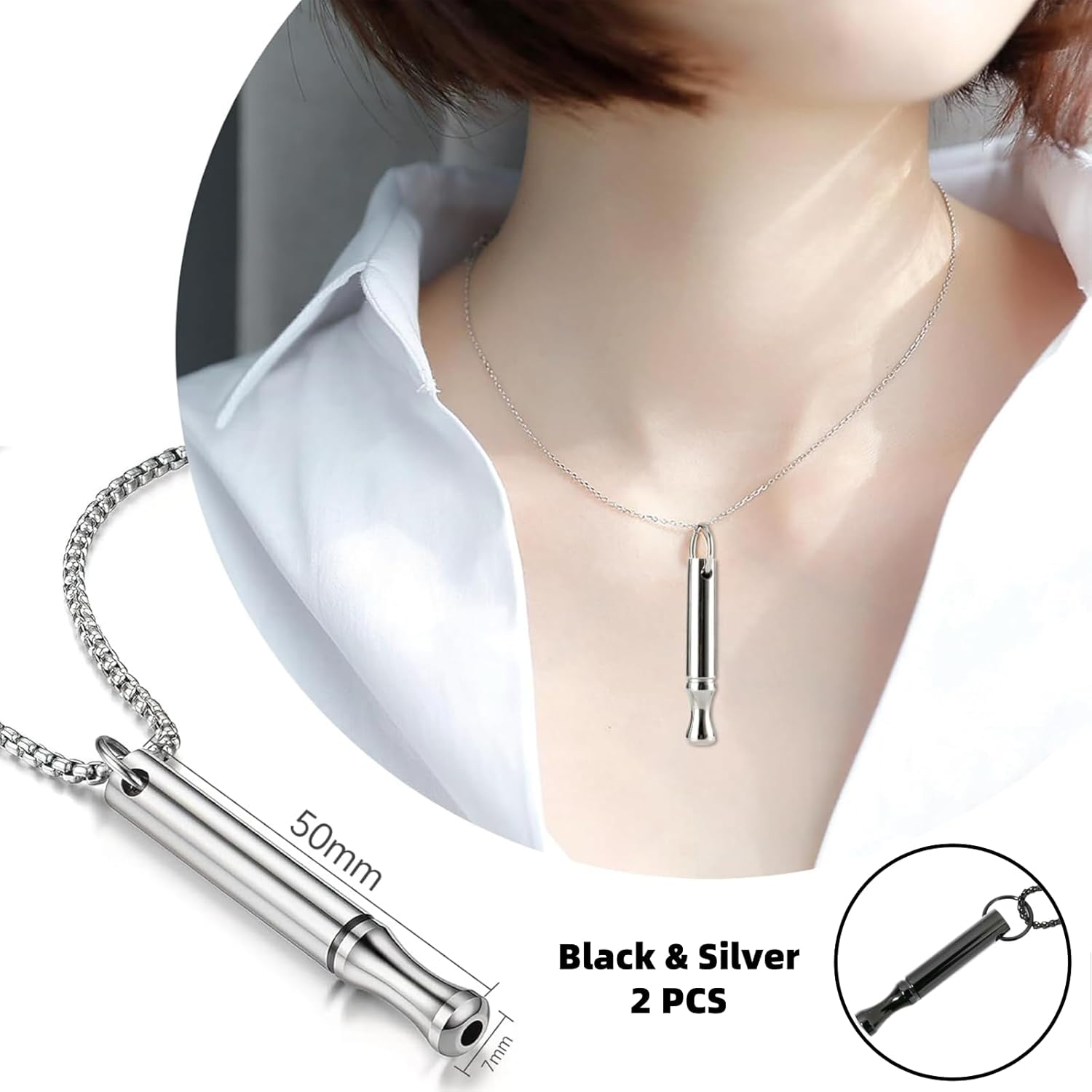 Titanium Steel Breathing Neckl - Vape Accessory review and price