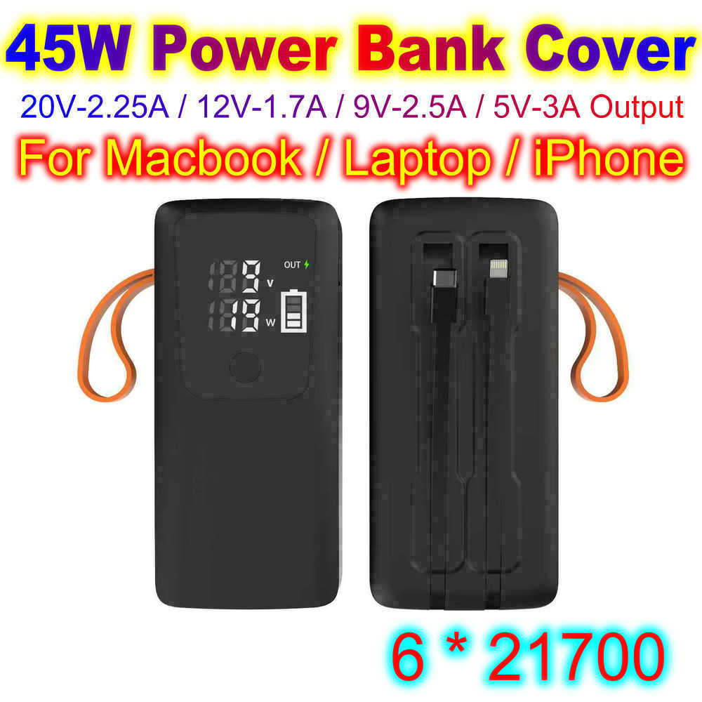 45W Power Bank Shell 21700 Bat - Battery Case Storage review and price