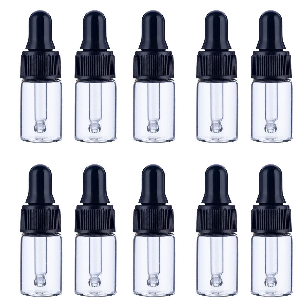 30x 50x 100x 1/2/3/5 ML Clear  - Juice Bottle Dropper review and price