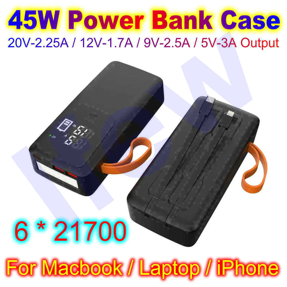 45W Power Bank Case For Macboo - Battery Case Storage review and price
