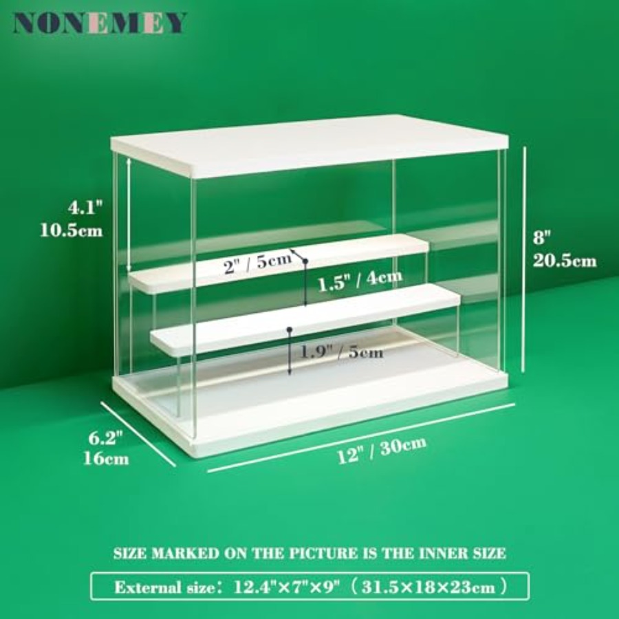 Clear Acrylic Display Case Sta - Battery Case Storage review and price